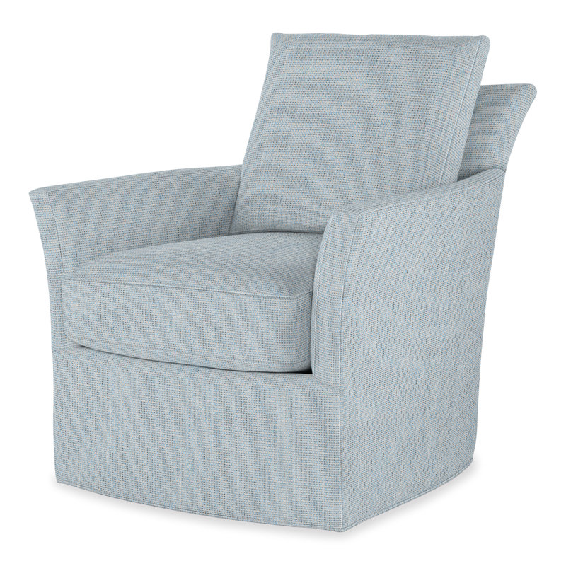 Trent Swivel Armchair, Perigold Play Sky