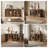 63.4'' Modular Sideboard & Buffet Cabinet Collection with Storage Display Drawers (Set of 2)-1759977300