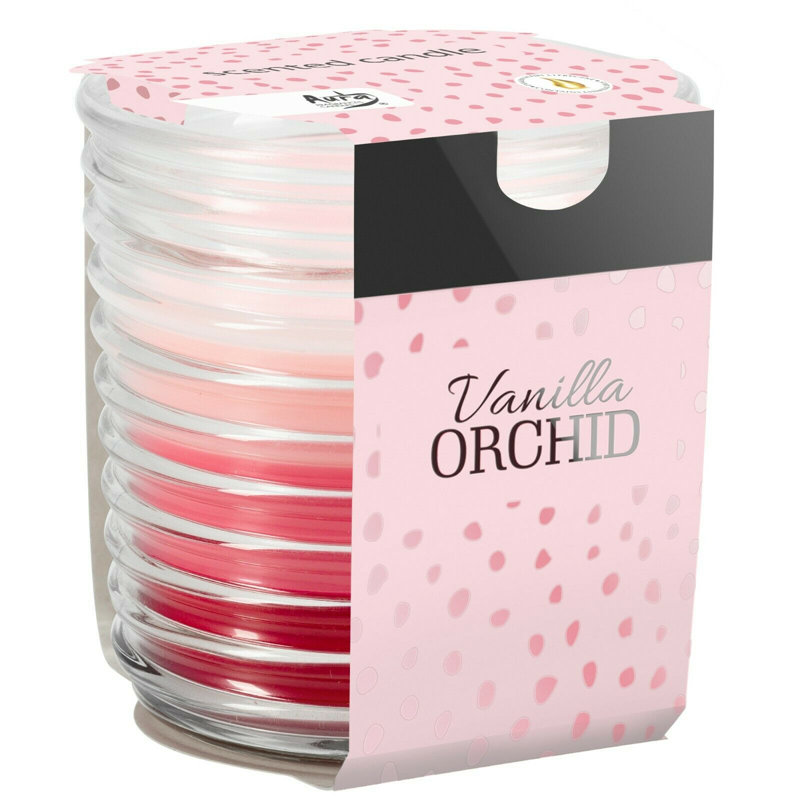 Scented Unscented Flameless Jar Candle with Glass Holder