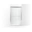 Fluence 44-1/2-In - 47-1/2-In W X 75-23/32-In H Sliding Shower Door with 1/4-In Thick Crystal Clear Glass