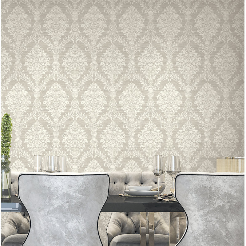Damask Cameo, Grey