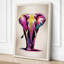 Bold Elephant Portrait Modern 1 Piece Wrapped Canvas Wall Art-59593123-59593149
