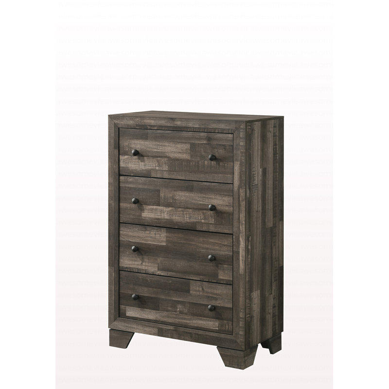 Mobilier de chambre à coucher 1Pc Rustic, Gris / brun rustique