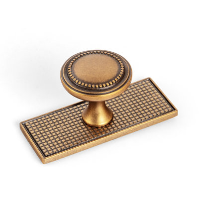 1 1/3" Mushroom Knob With Backplate(G017)