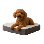 PETMAKER Orthopedic Dog Bed - Memory Foam Crate Mat with Machine Washable Cover