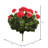 17.5" Artificial Polyester Geranium Bush-504150661