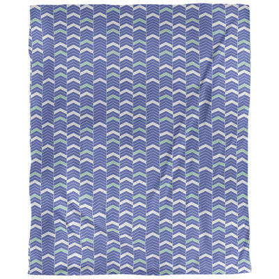 Rhonda Cheval Polyester Chevron / Zig Zag Duvet Cover