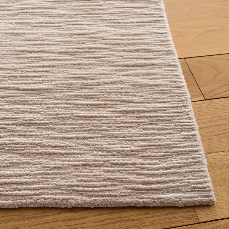 Ralph Lauren Dune Heath Wool, Cotton Solid Color Rug, Rectangle 9' x 12'