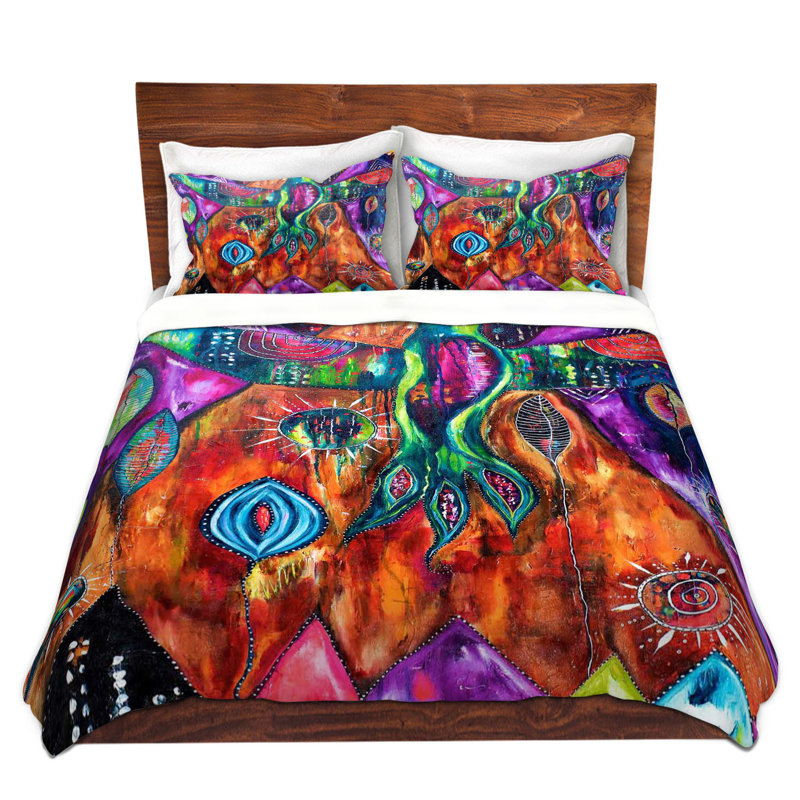 Polyester Duvet Cover, King Duvet Cover + 2 King Shams