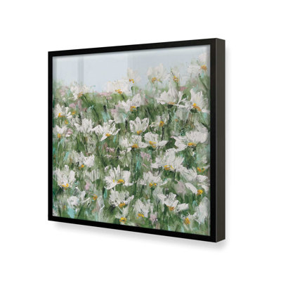 Field of Wild Daisies Canvas Print in