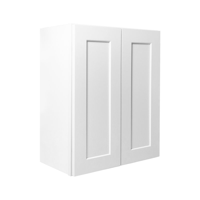 Armoire murale 30 po avec portes doubles et tablettes réglables.  , 30", 30"