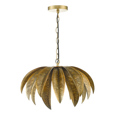 1 - Light Antique Gold Pendant