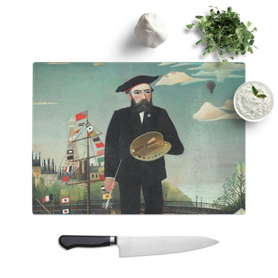 Self-Portrait by Henri Rousseau Chopping Board