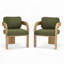 Fauteuil avec cadre en bois massif-376240905-376240902
