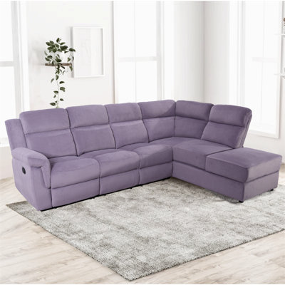Canapé modulaire rembourré inclinable avec rangement wikieup
