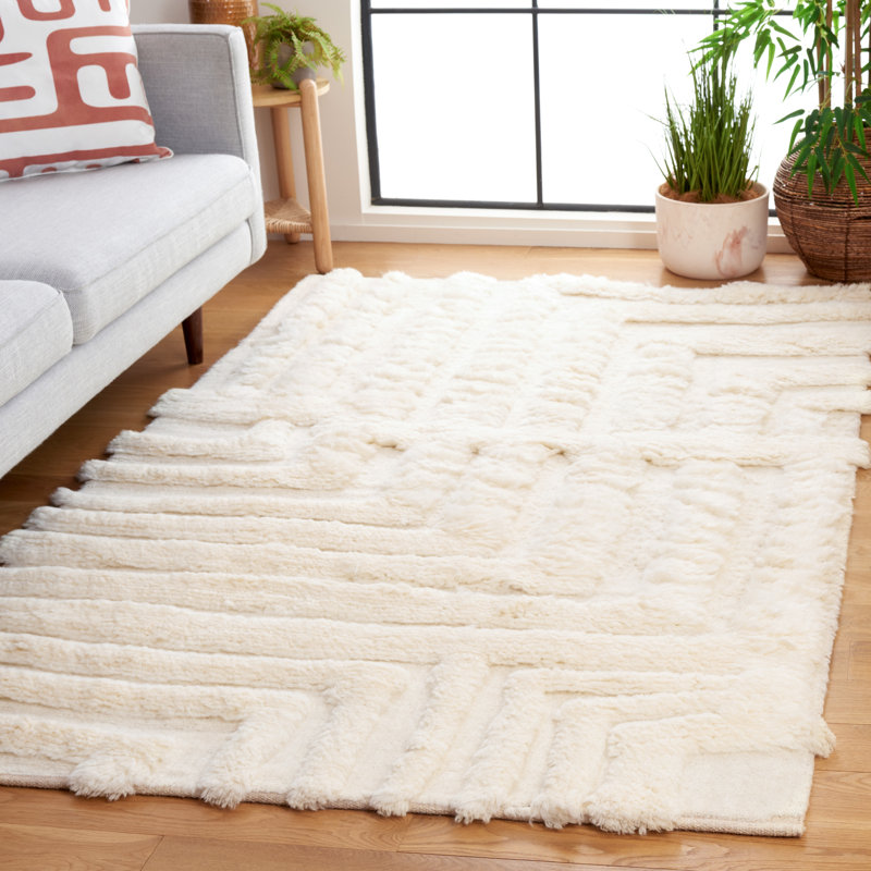 Hanoi Hand-Woven High-Low Area Rug, Rectangle 5' x 8'