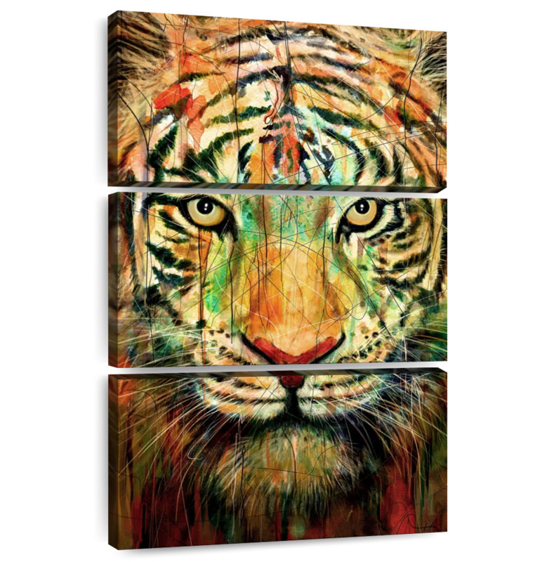 Tigre sans cour Brampt I, H 45 po x l 28 po