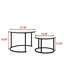 Ensemble de 2 tables gigognes Croyle