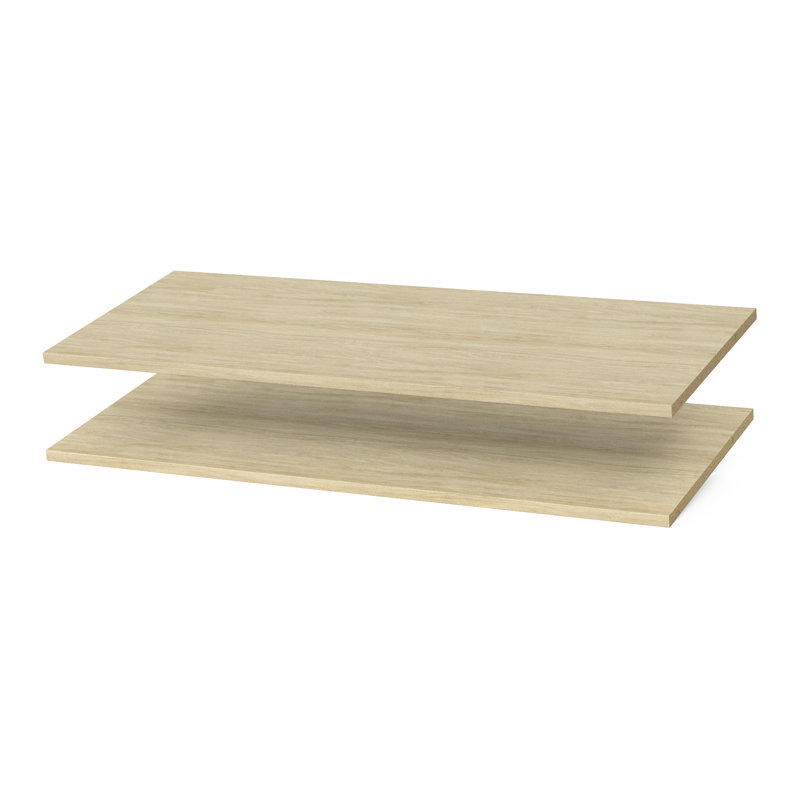 Tablettes l 35 po Grid, Blond miel