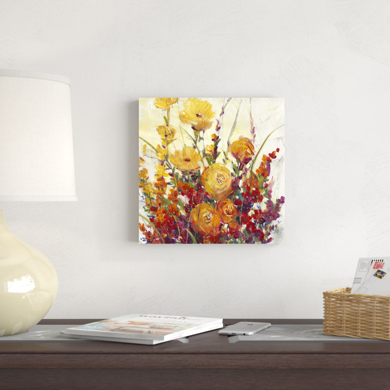 Bouquet mixte I, H 12 po x l 12 po x P 1,25 po