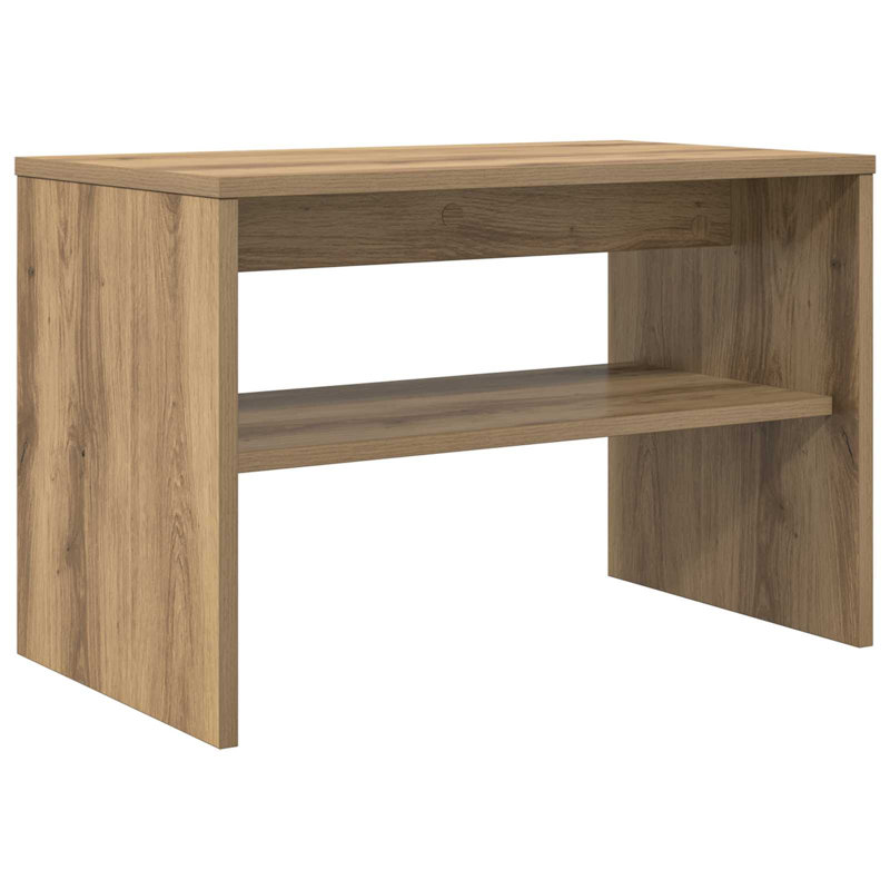 Unfinished TV Stand, Artisan Oak, 40cm H x 60cm L x 35cm W