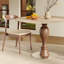 Ensemble de chaises bistro 39 "/ 43" pour 2 à 4 tables de salle à manger coin-repas avec base en pierre frittée et base en métal-130911557-130911560-130911561