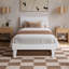 Phoenix Wood Platform Bed with Trundle-223210853-223210854