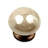 Set of Six Tan Ceramic Mushroom Shape Drawer Pull Knobs