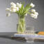 Vases en verre transparent Mimo Nyquan, ensemble de 2