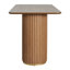 Ensemble de bar 5 pièces Kyra avec tabourets en rotin de style Mid-Century-122903982-122903979