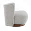 Fauteuil d'appoint en tweed Lisa