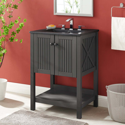Meuble-lavabo à vapeur 24 po Modway