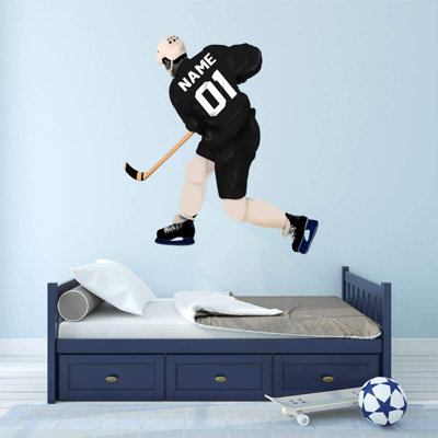 Adhésif décoratif hockey