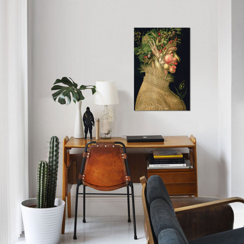 « summer, 1563 », impression sur toile, H 26 po x l 18 po x P 1,5 po, Toile tendue, Pas de tapis
