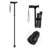 Walking Cane Folding Walking Stick with 5-Level Adjustable Height Anti-Slip Tip