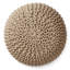  Repose-pieds rembourré en tricot de coton Casafield - Bleu marine-1321536181-1328660997