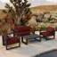 Avion 4 Piece Sofa Seating Group with Sunbrella Cushions-1190556056-1102537356-1195366020