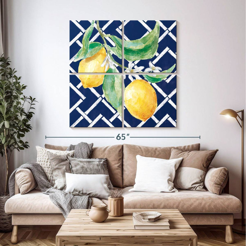 Yarlin Everyday Chinoiserie Lemons I, 45" H x 45" W