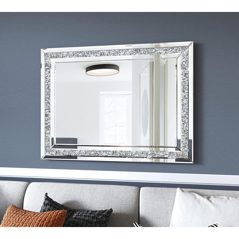 Miroir mural cristal