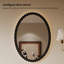 Meuble-lavabo autoportant 47,24 po en bois massif chêne rouge avec miroir intelligent-1798442665