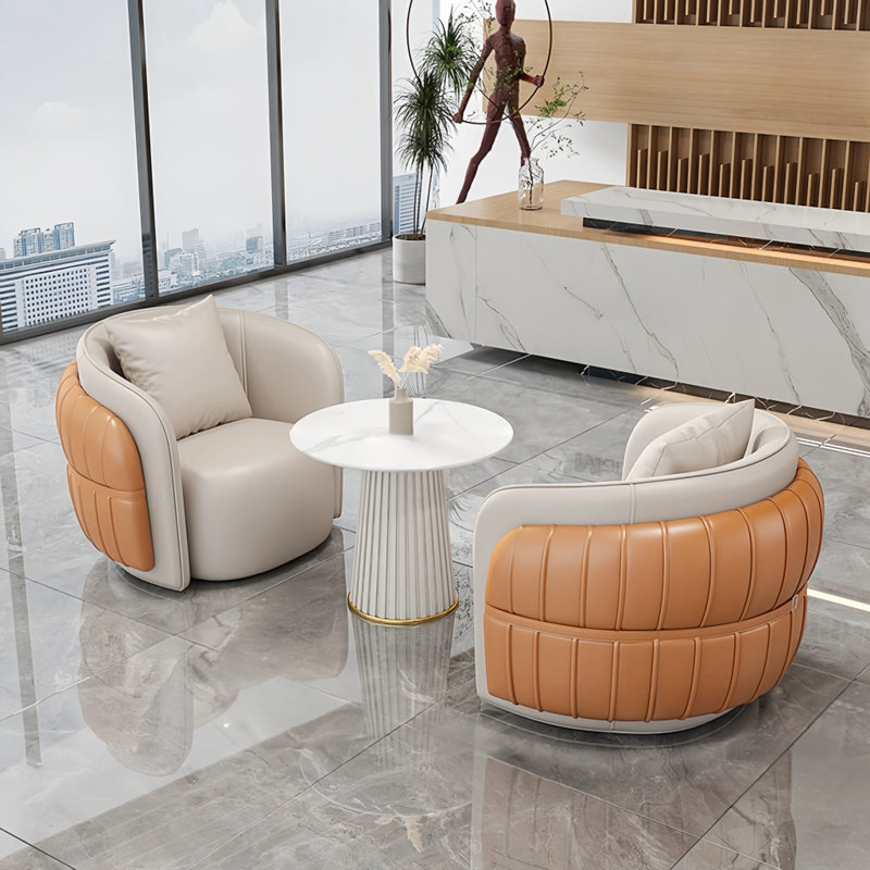 Waverly, Orange / blanc cassé