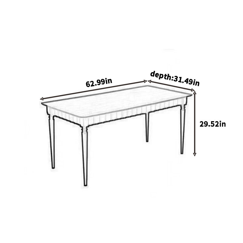 Vae, 29.52"H x 62.99"L x 31.49"W