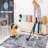 Collection 2X8 Grey/Denim /Abstract Non-Shedding Living Room Bedroom Dining Home Office Stylish And Stain Resistant Area Rug-1204170748