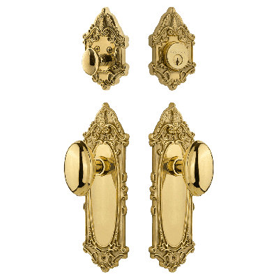 Nostalgic Warehouse Victorian Entry Set with Homestead Knob
