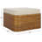 Flanders Rattan Pole Ottoman