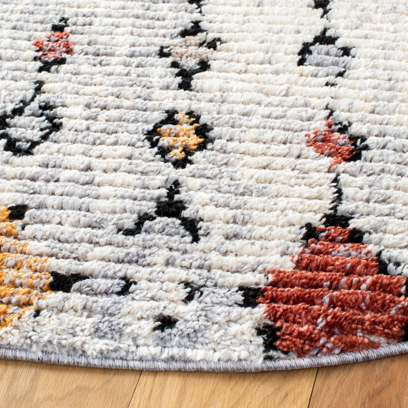 Morocco Performance Southwestern Rug, Round 6'7"