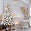 Arbre de Noël 5 pi avec lumières et base en métal