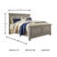 Lit standard en bois massif Austinburg-1006409042
