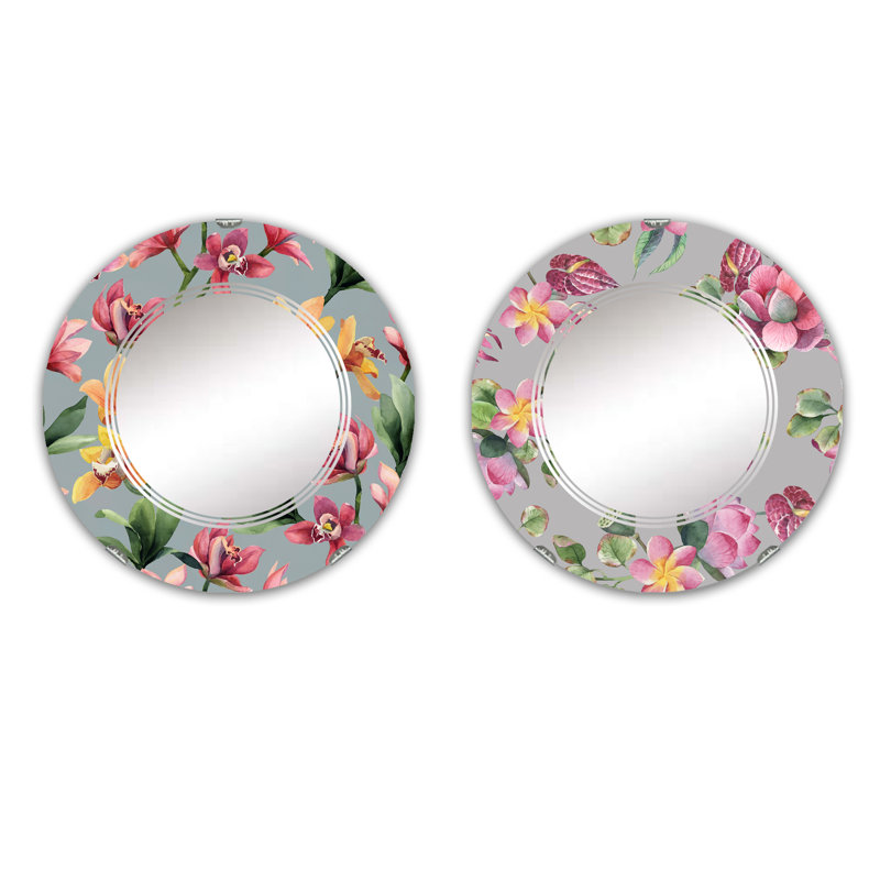 Ensemble de 2 miroirs sans cadre