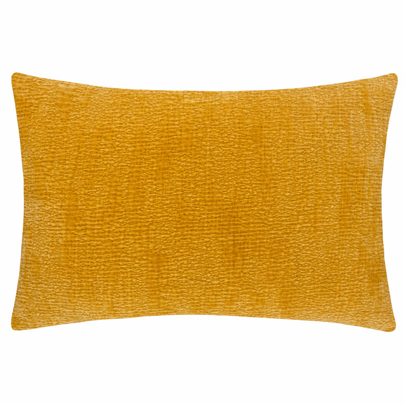 Pany Rectangular Lumbar Cushion, Saffron